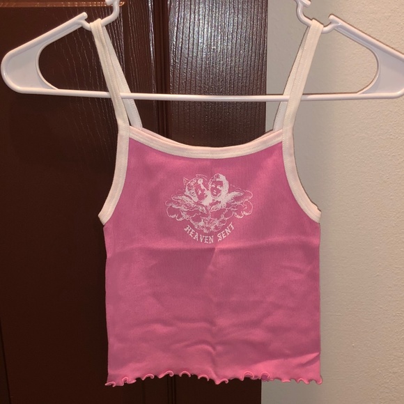 NWOT Brandy Melville Belle Heaven Sent Tank Pink - Picture 5 of 8